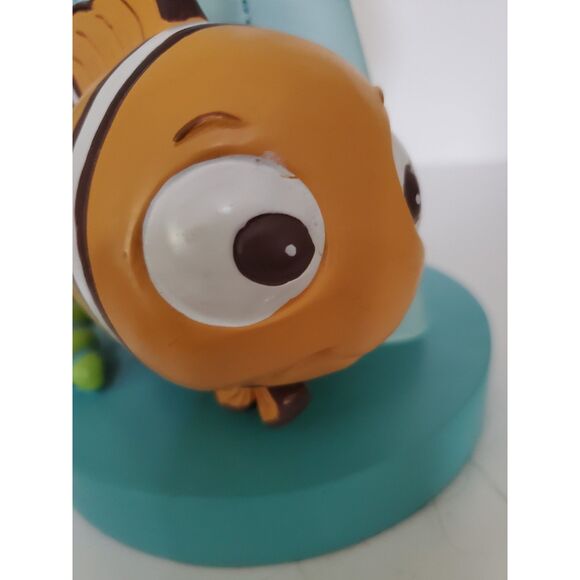 A Disney Finding Nemo Clown Fish Desk Lamp With Plant and Shell No Shade As-Is - Picture 11 of 11